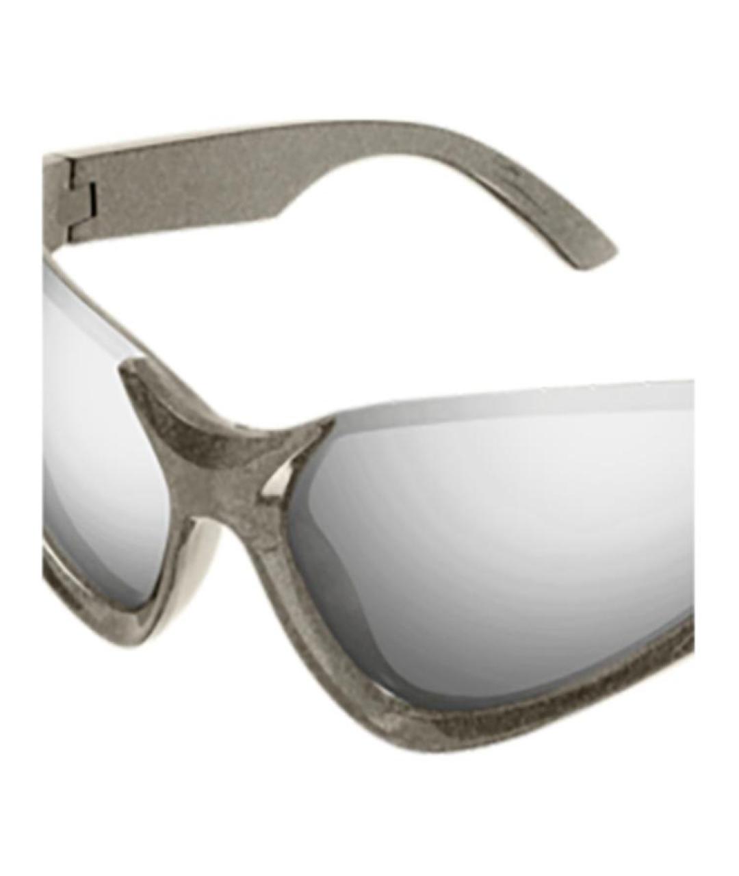 BALENCIAGA Серые пластиковые солнцезащитные очки, фото 2