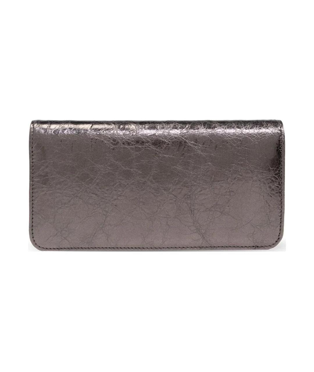 BALENCIAGA Коричневый кожаный кошелек, фото 3