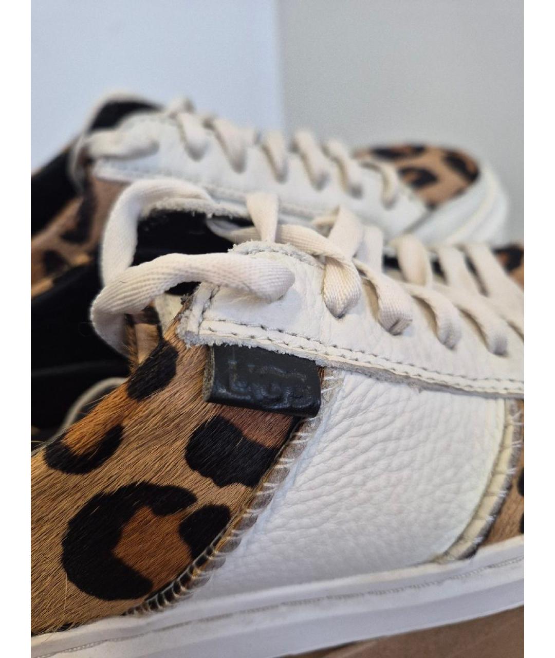 UGG AUSTRALIA Белые кожаные кеды, фото 4