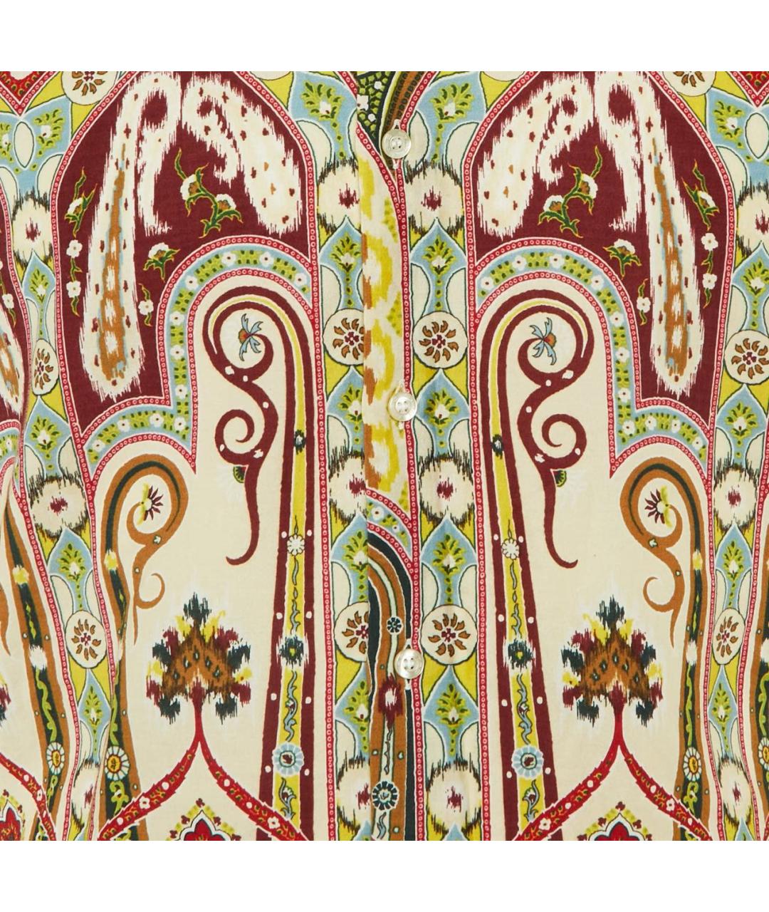 ETRO Коричневая хлопковая кэжуал рубашка, фото 5