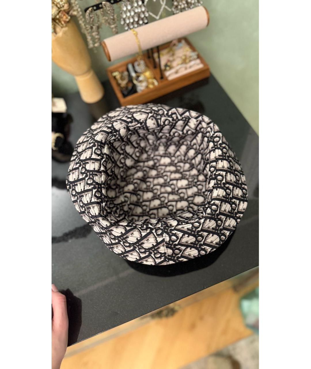 CHRISTIAN DIOR Темно-синяя панама, фото 3