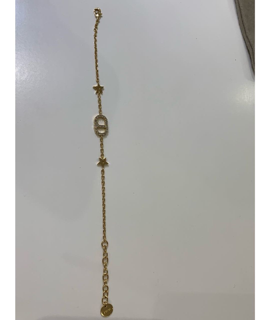 CHRISTIAN DIOR PRE-OWNED Золотой металлический браслет, фото 3