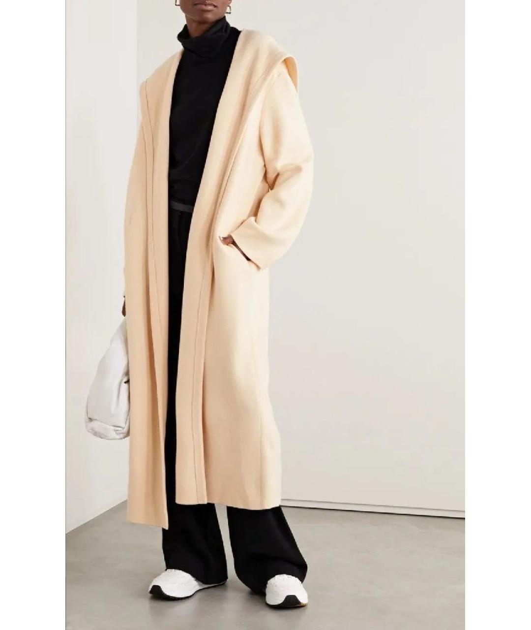 THE ROW Бежевое пальто, фото 9