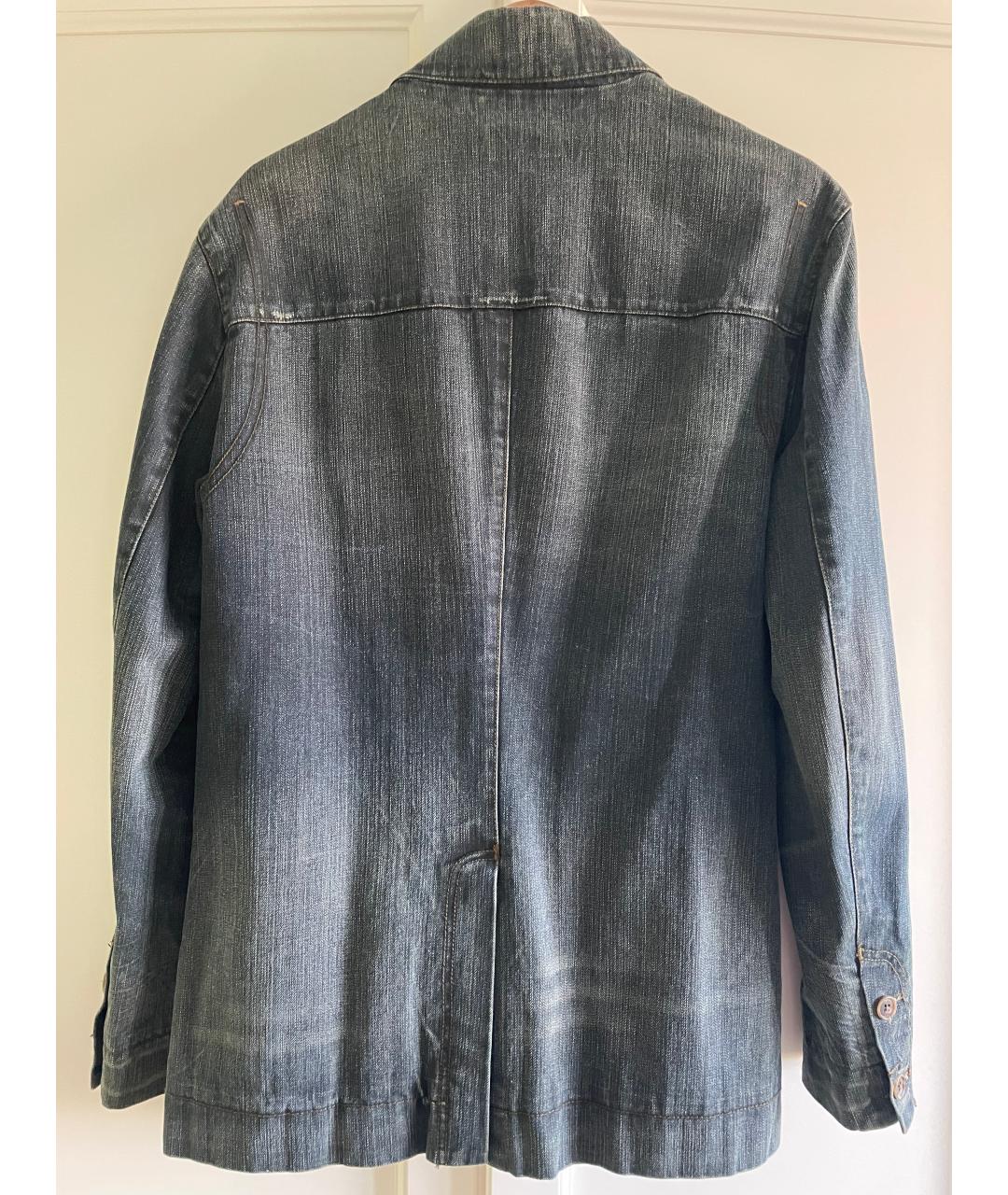 ARMANI EXCHANGE Синий деним пиджак, фото 2