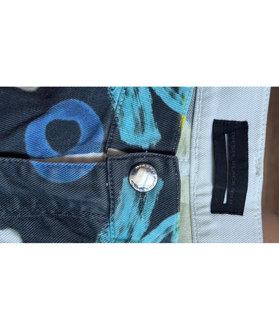 DIESEL BLACK GOLD Хлопко-лиоцелловые джинсы слим, фото 3