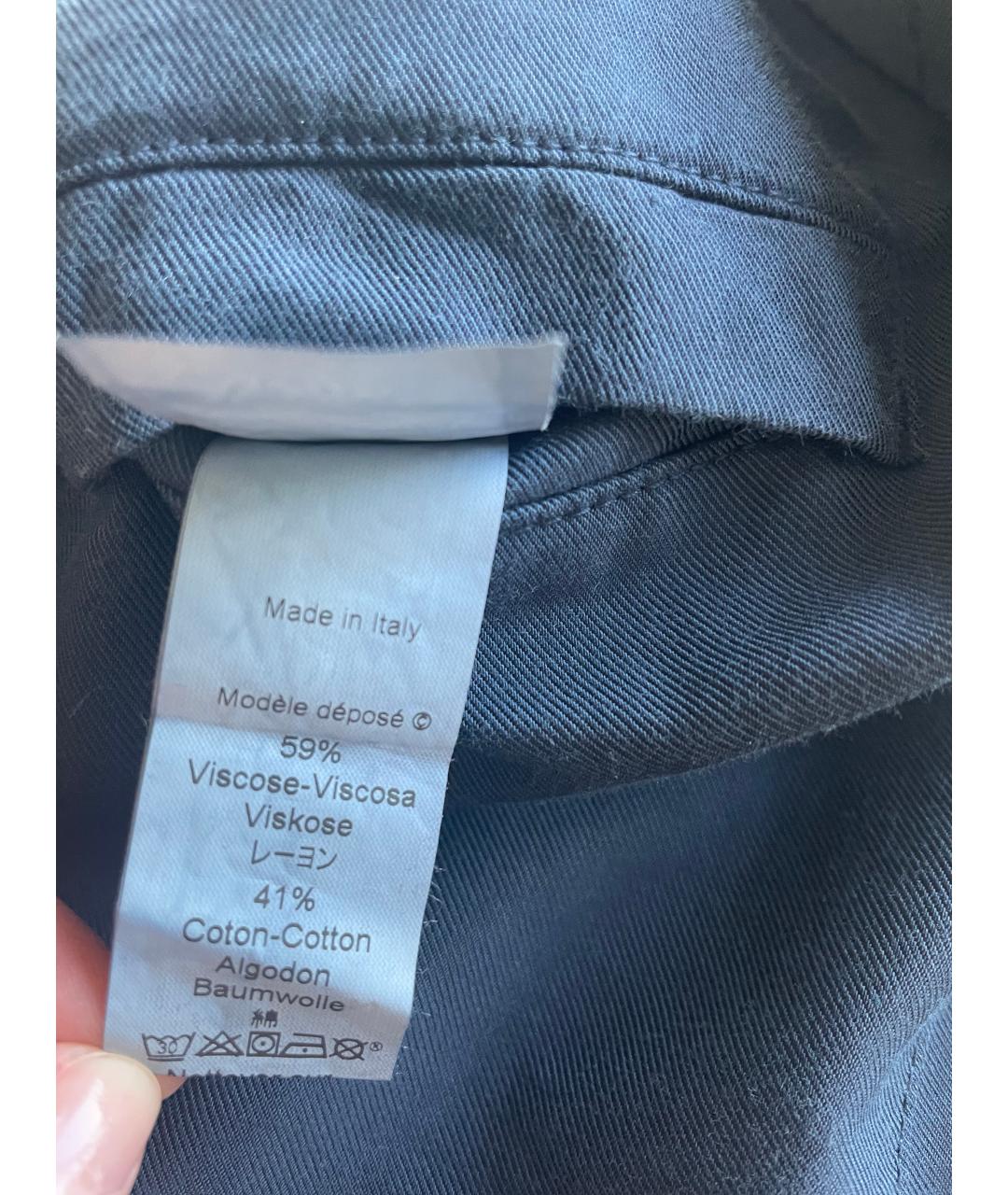 KENZO Синий вискозный пиджак, фото 9