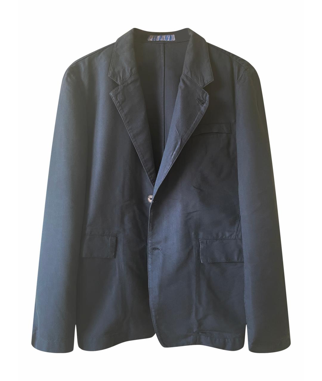 KENZO Синий вискозный пиджак, фото 1