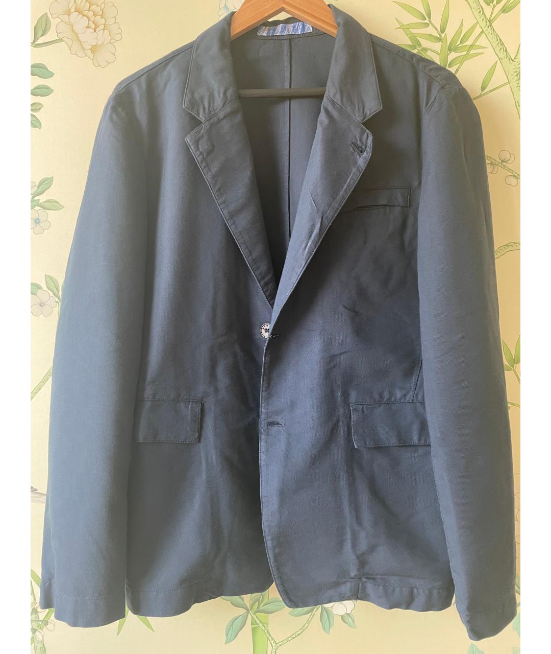 KENZO Синий вискозный пиджак, фото 10