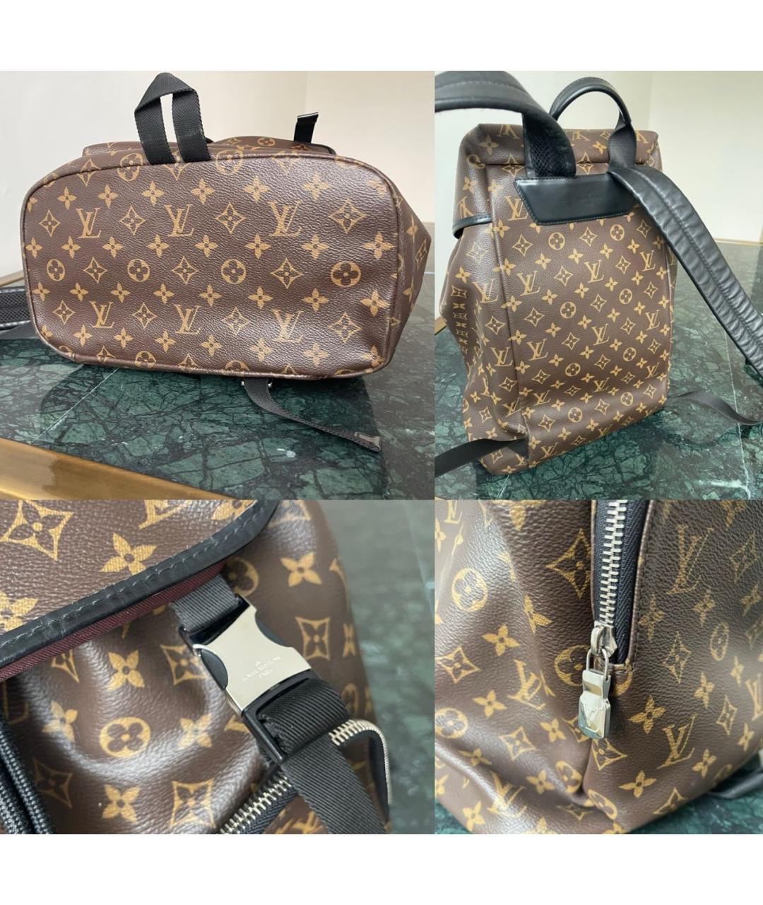 LOUIS VUITTON Коричневый рюкзак, фото 7