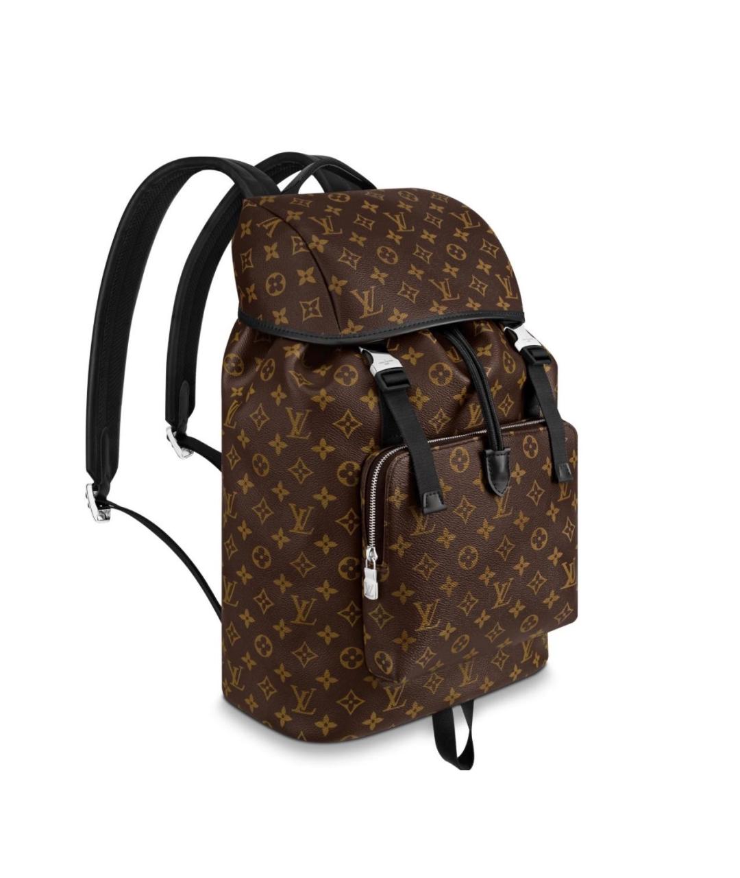 LOUIS VUITTON Коричневый рюкзак, фото 8