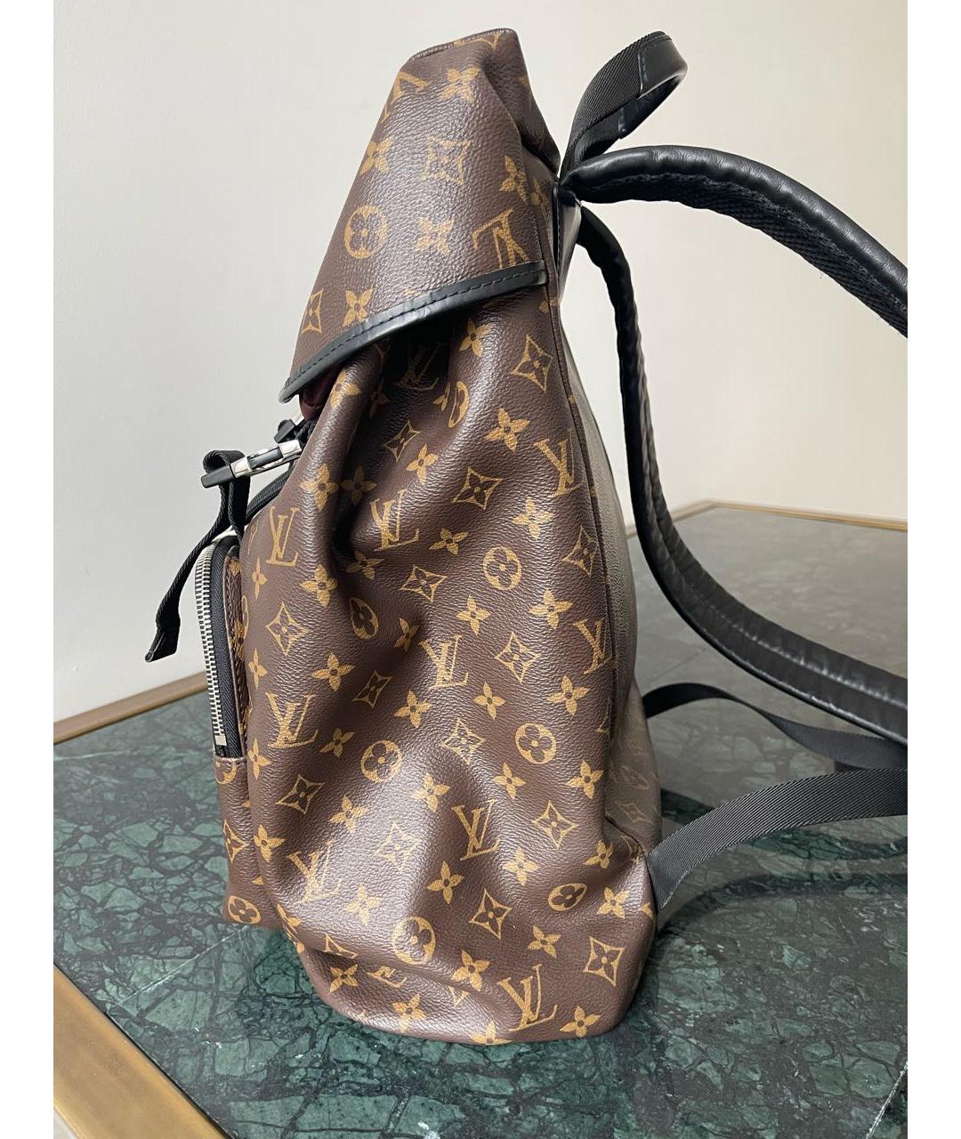 LOUIS VUITTON Коричневый рюкзак, фото 3