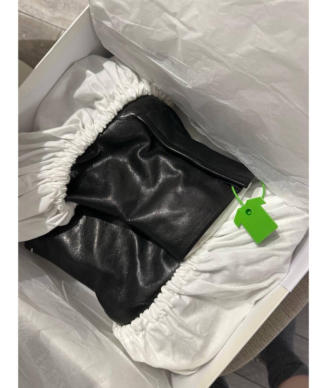 MAISON MARGIELA Черные кожаные полусапоги, фото 7