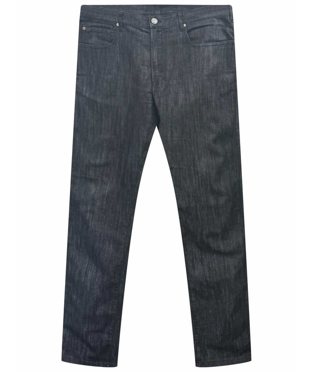 VERSACE Черные прямые джинсы, фото 1