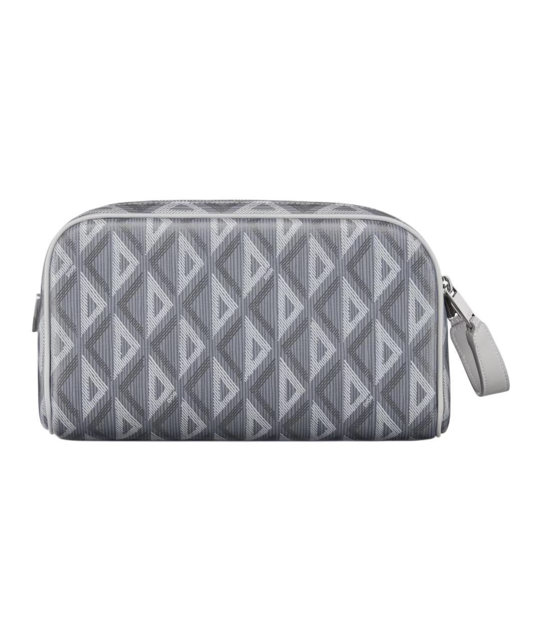 CHRISTIAN DIOR Серая барсетка, фото 3