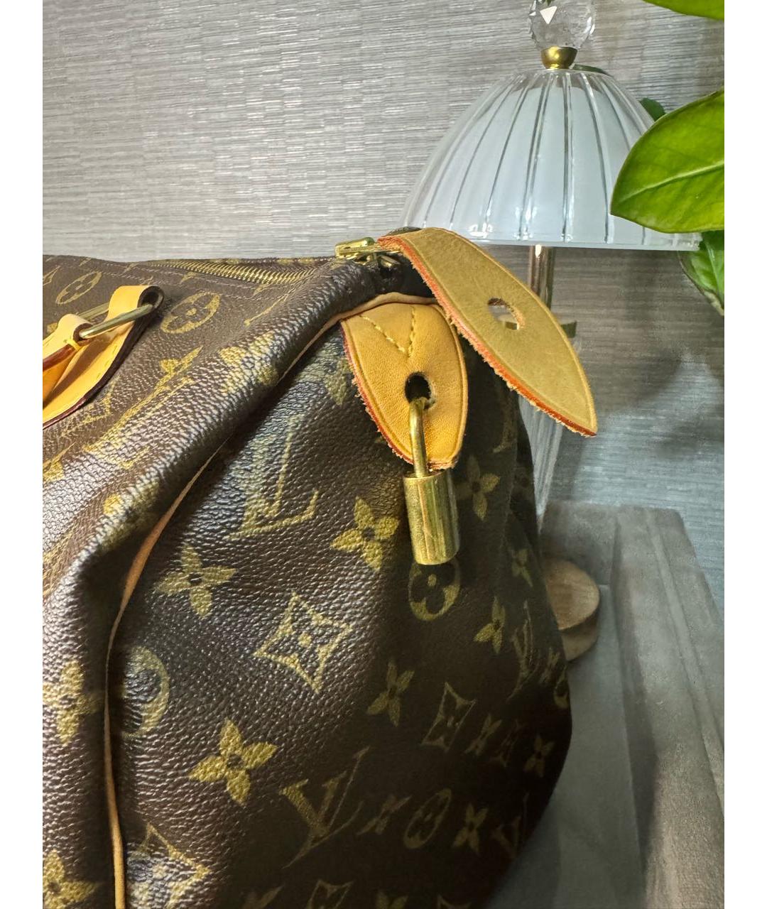 LOUIS VUITTON Коричневая сумка с короткими ручками, фото 2