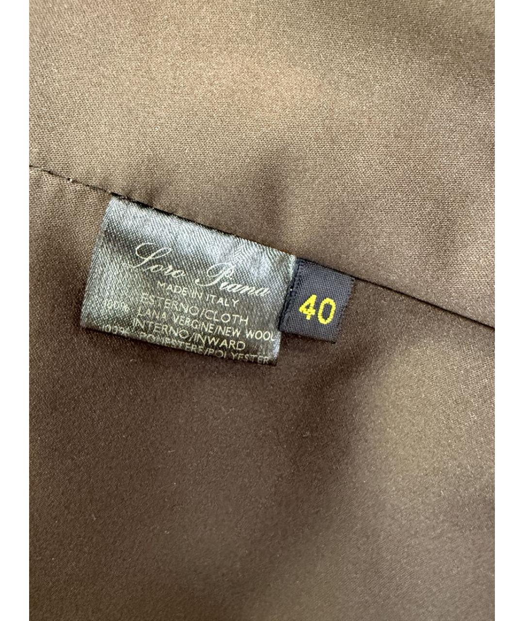 LORO PIANA Шерстяное пальто, фото 4