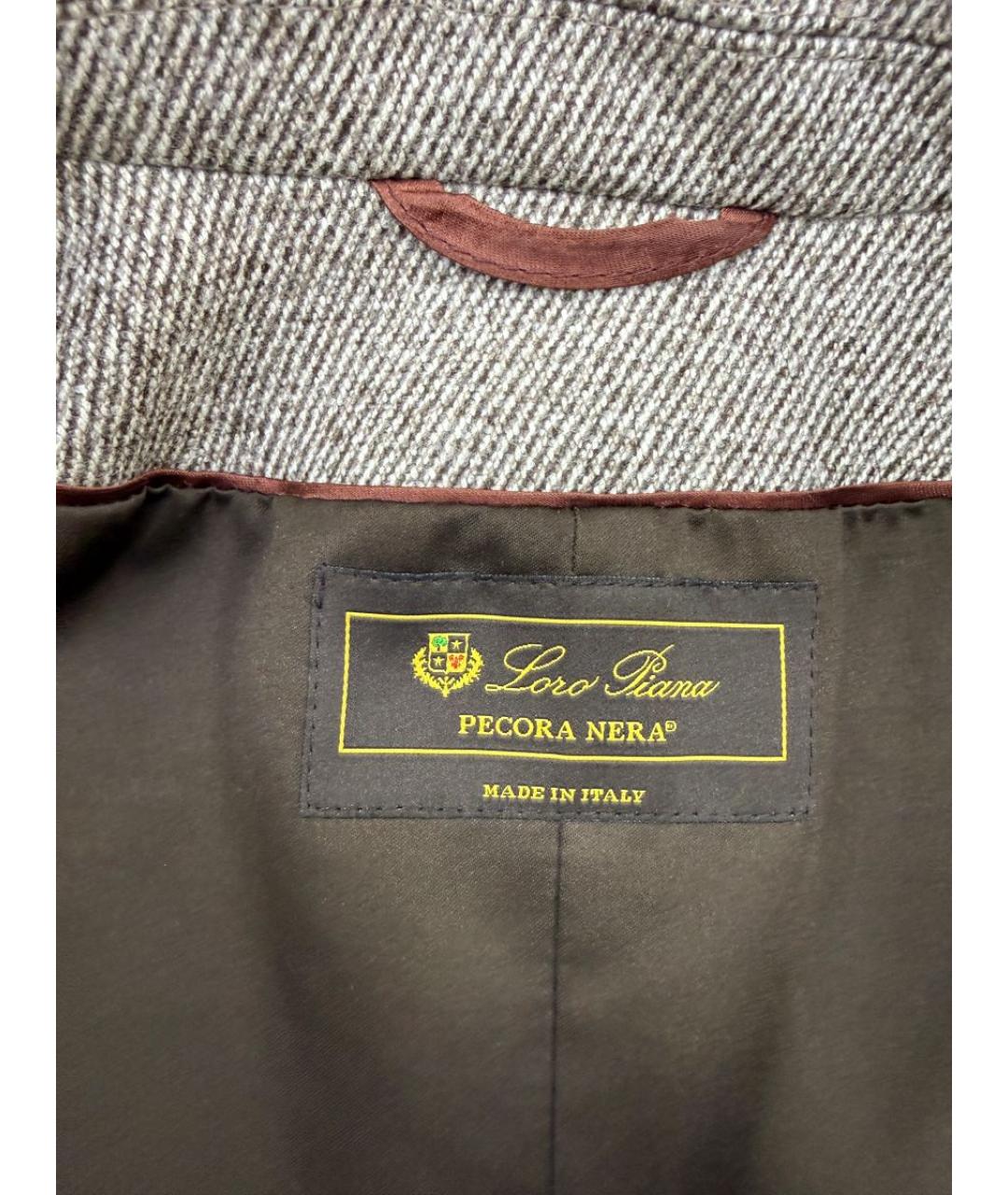LORO PIANA Шерстяное пальто, фото 3