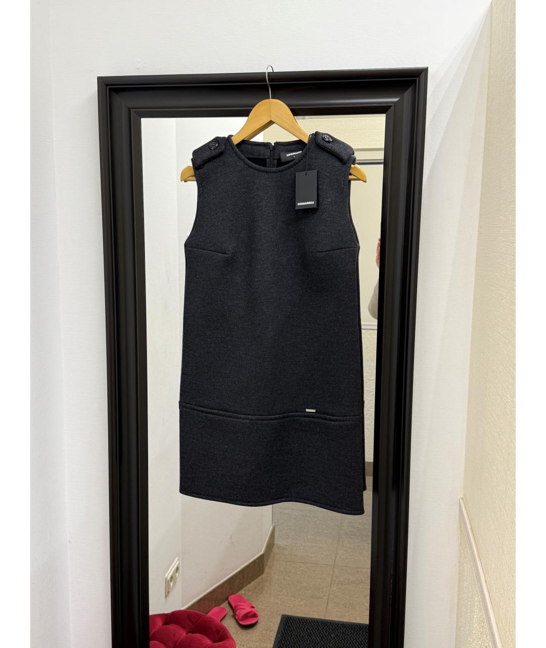 DSQUARED2 Черное повседневное платье, фото 6