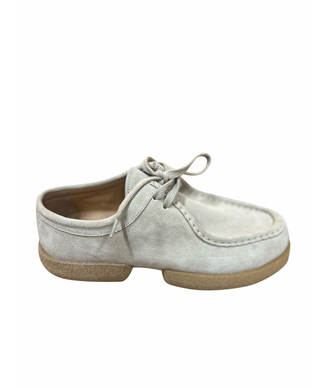 DRIES VAN NOTEN Бежевые замшевые ботинки, фото 9