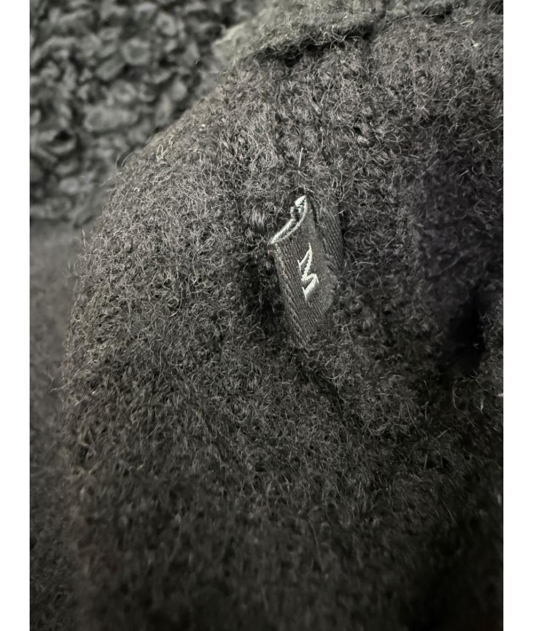 DIESEL Черное шерстяное пальто, фото 5