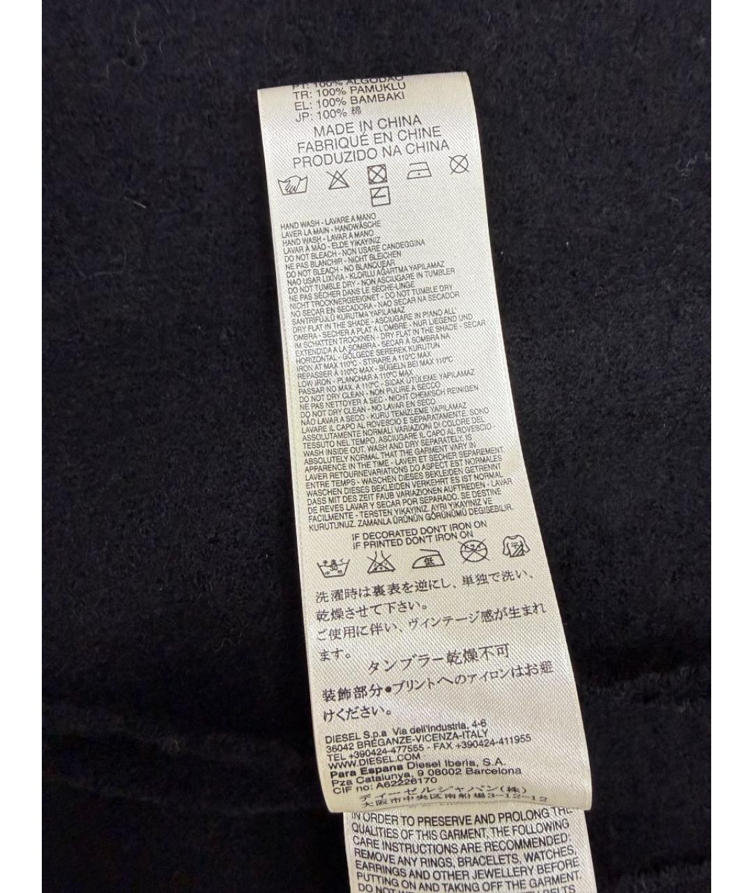 DIESEL Черное шерстяное пальто, фото 7