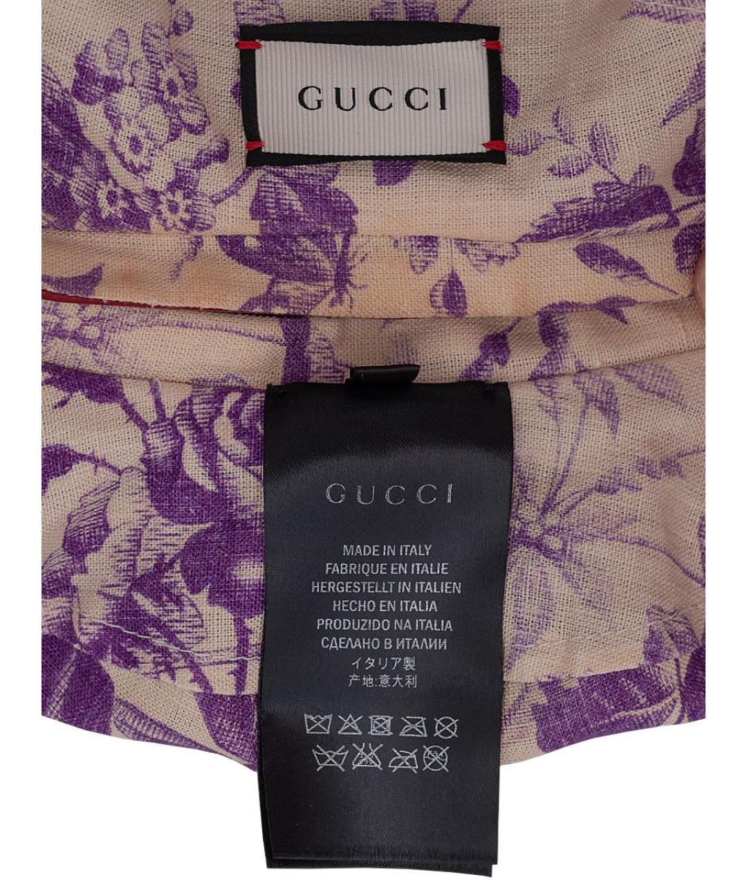 GUCCI Красная кожаная шапка, фото 2
