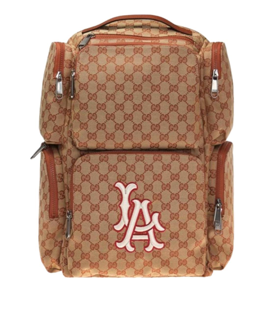 GUCCI Коричневый рюкзак, фото 1