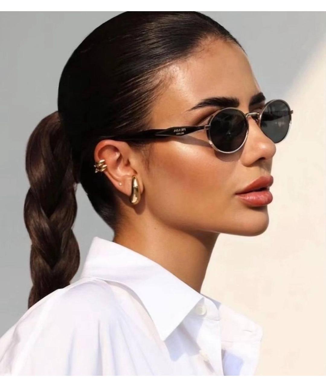 PRADA Хаки солнцезащитные очки, фото 8