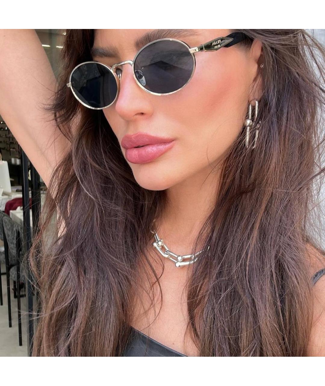 PRADA Хаки солнцезащитные очки, фото 7