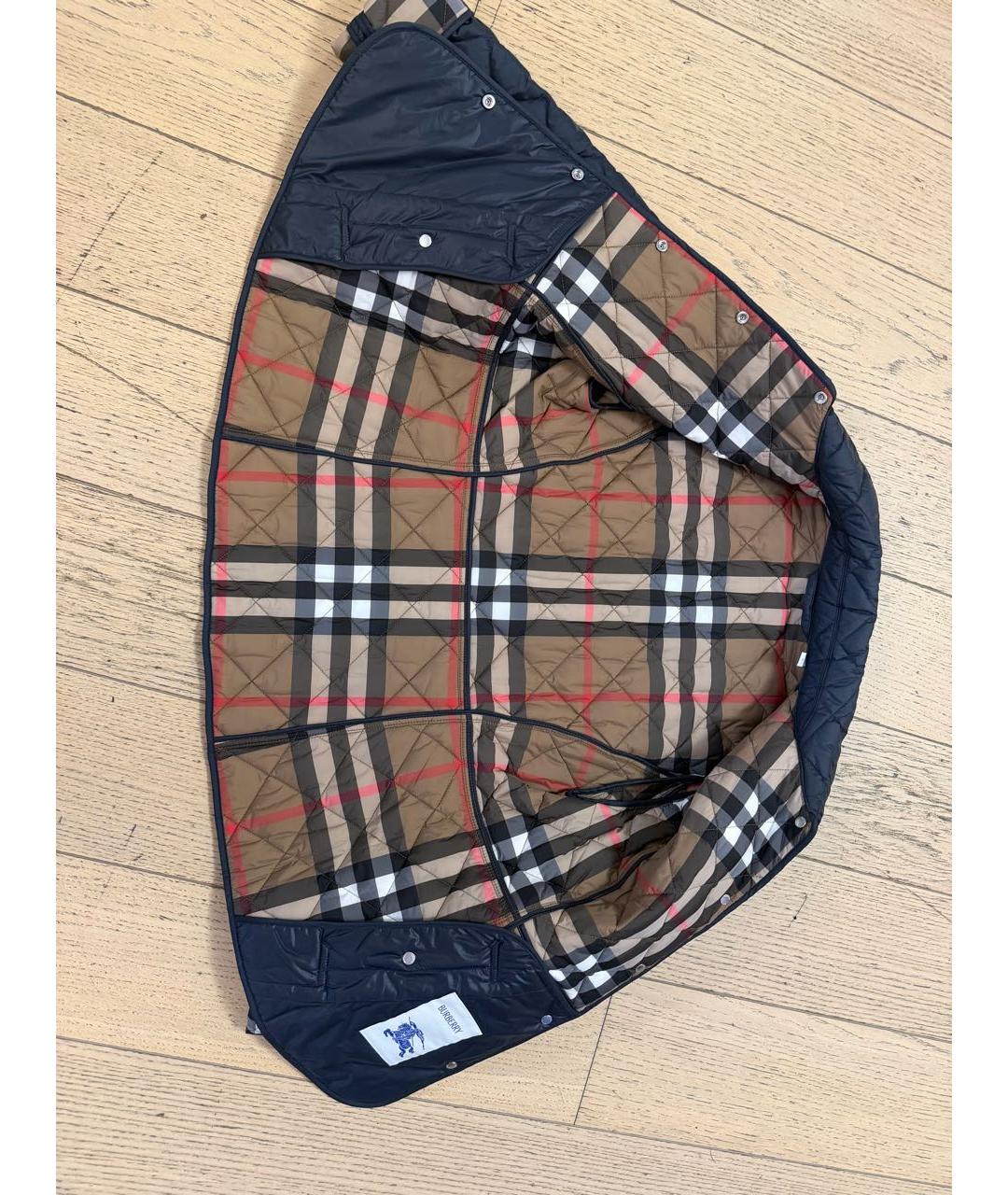 BURBERRY Темно-синяя куртка, фото 4