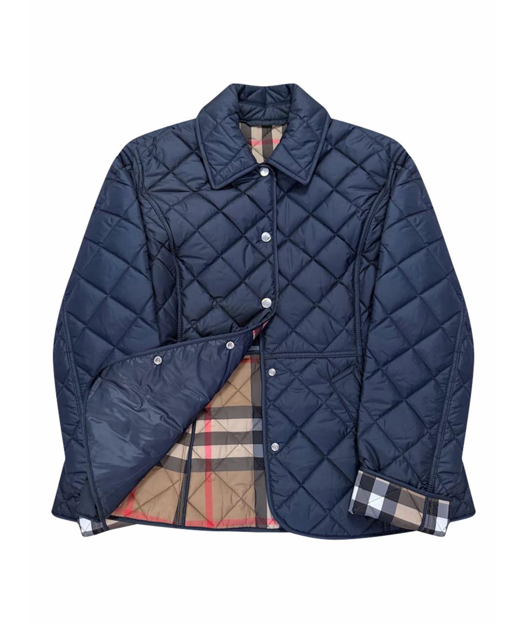 BURBERRY Темно-синяя куртка, фото 1