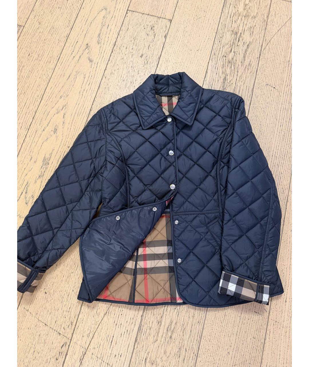 BURBERRY Темно-синяя куртка, фото 6