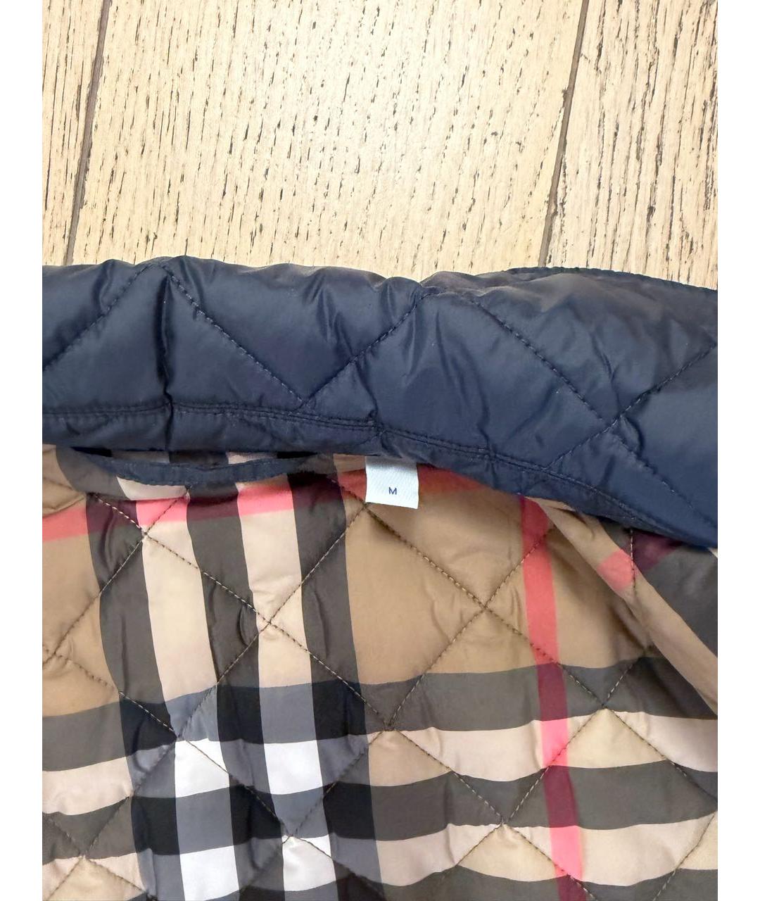 BURBERRY Темно-синяя куртка, фото 3