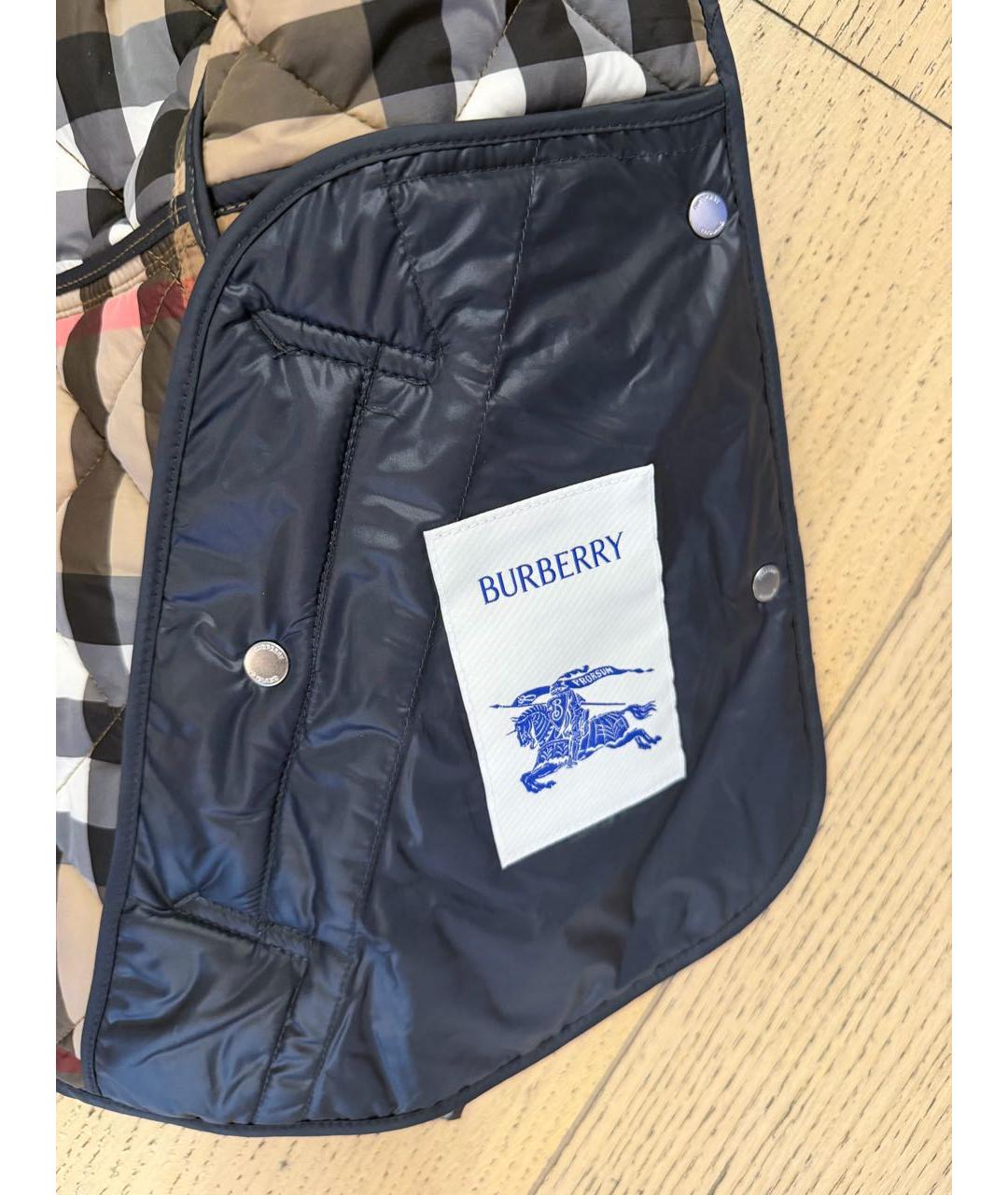 BURBERRY Темно-синяя куртка, фото 5
