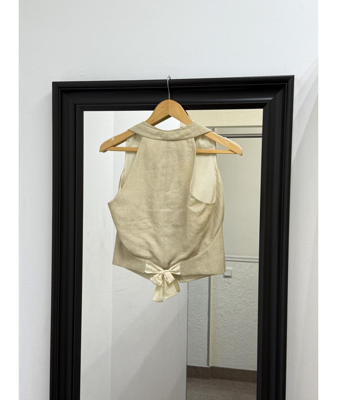 BALENCIAGA Бежевый жилет, фото 2