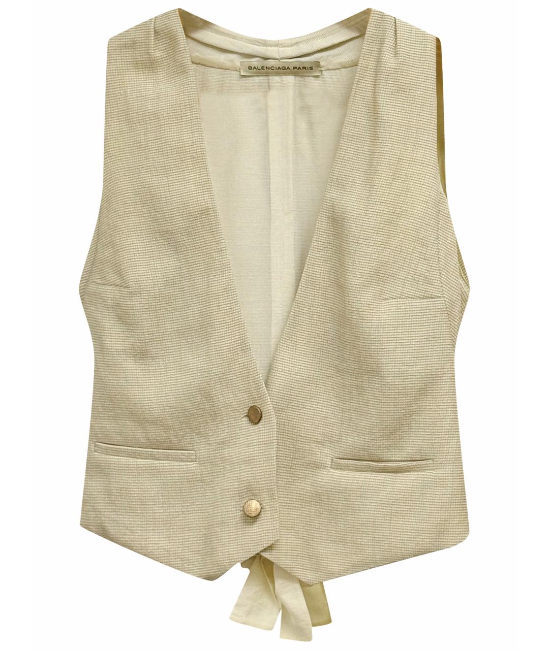 BALENCIAGA Бежевый жилет, фото 1