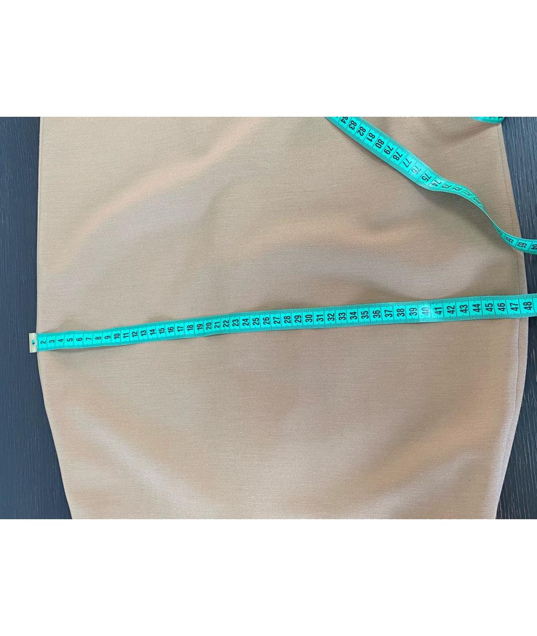 DSQUARED2 Бежевое шерстяное повседневное платье, фото 7