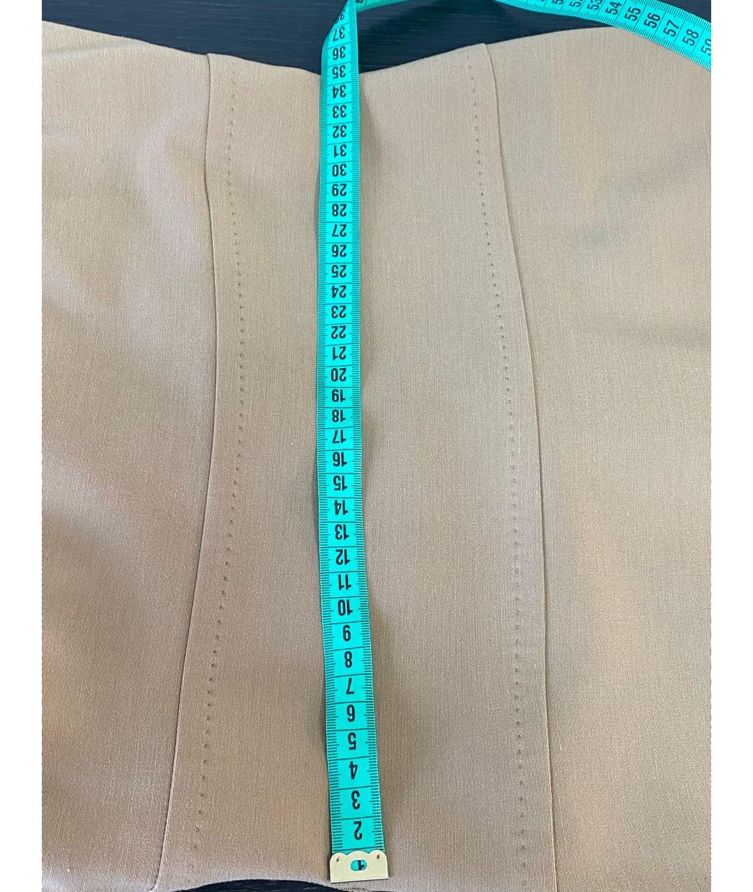 DSQUARED2 Бежевое шерстяное повседневное платье, фото 8