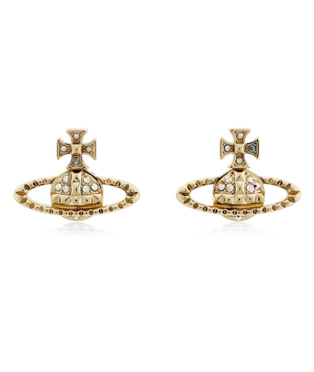 VIVIENNE WESTWOOD Золотые серьги, фото 1