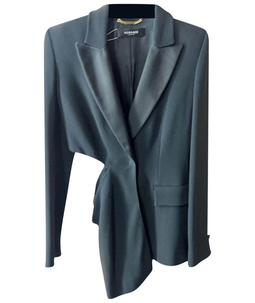 VERSACE Черный шерстяной жилет, фото 1