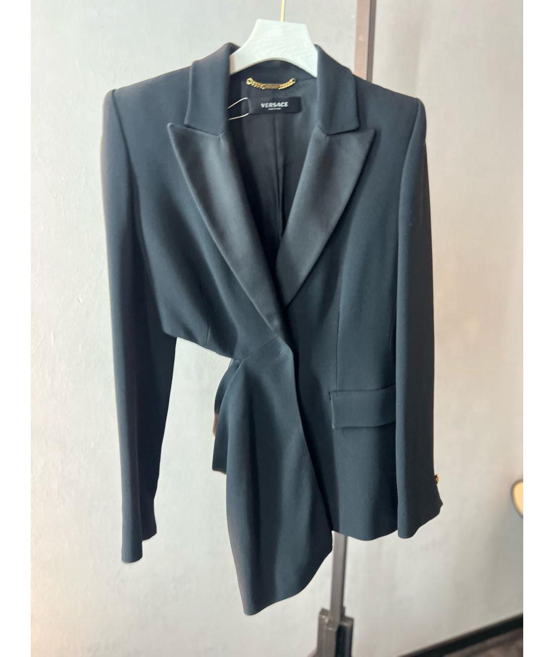 VERSACE Черный шерстяной жилет, фото 9