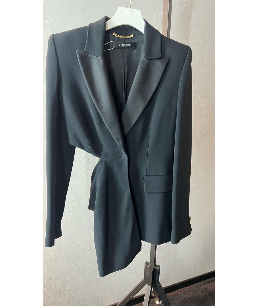 VERSACE Черный шерстяной жилет, фото 2