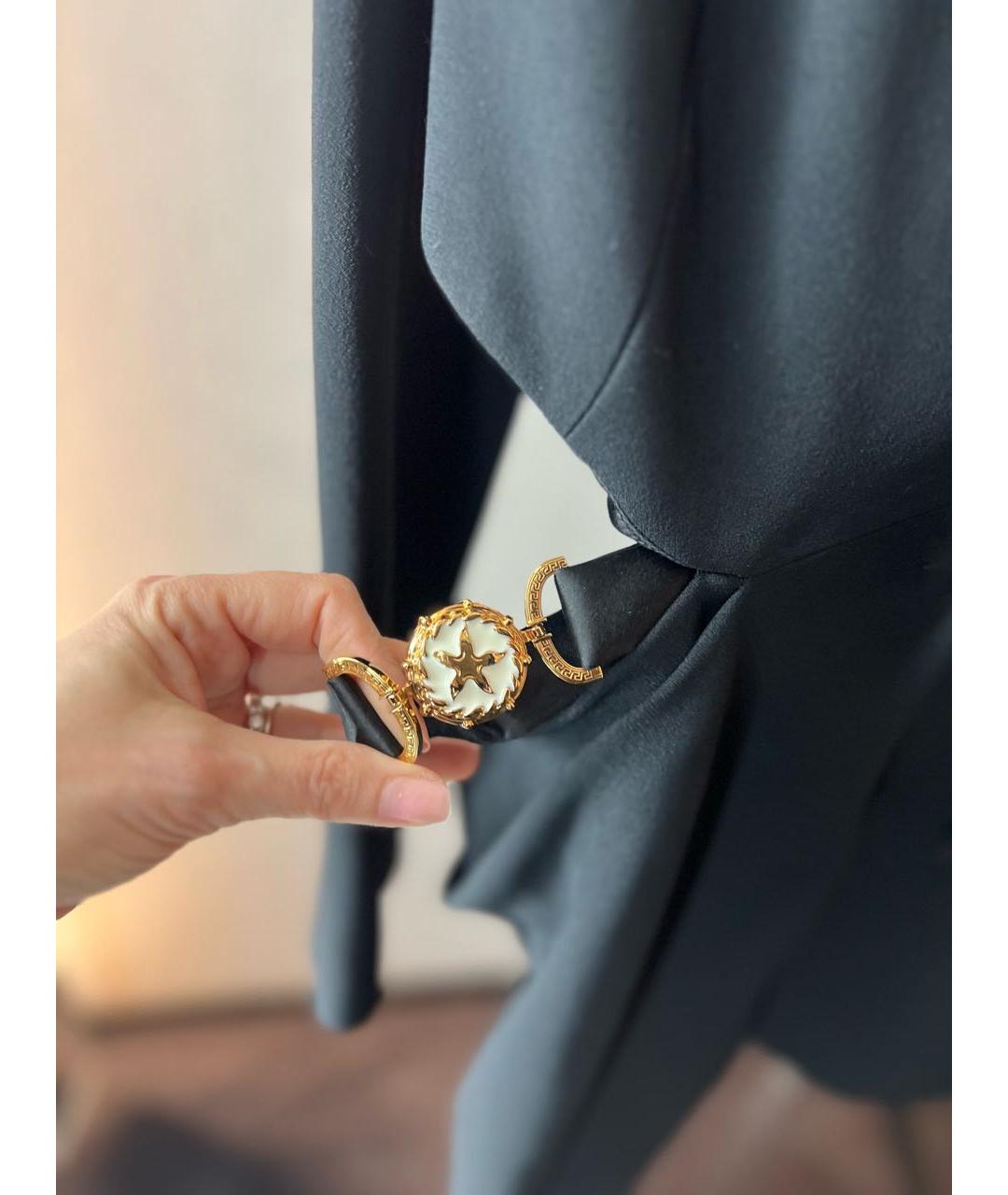 VERSACE Черный шерстяной жилет, фото 4