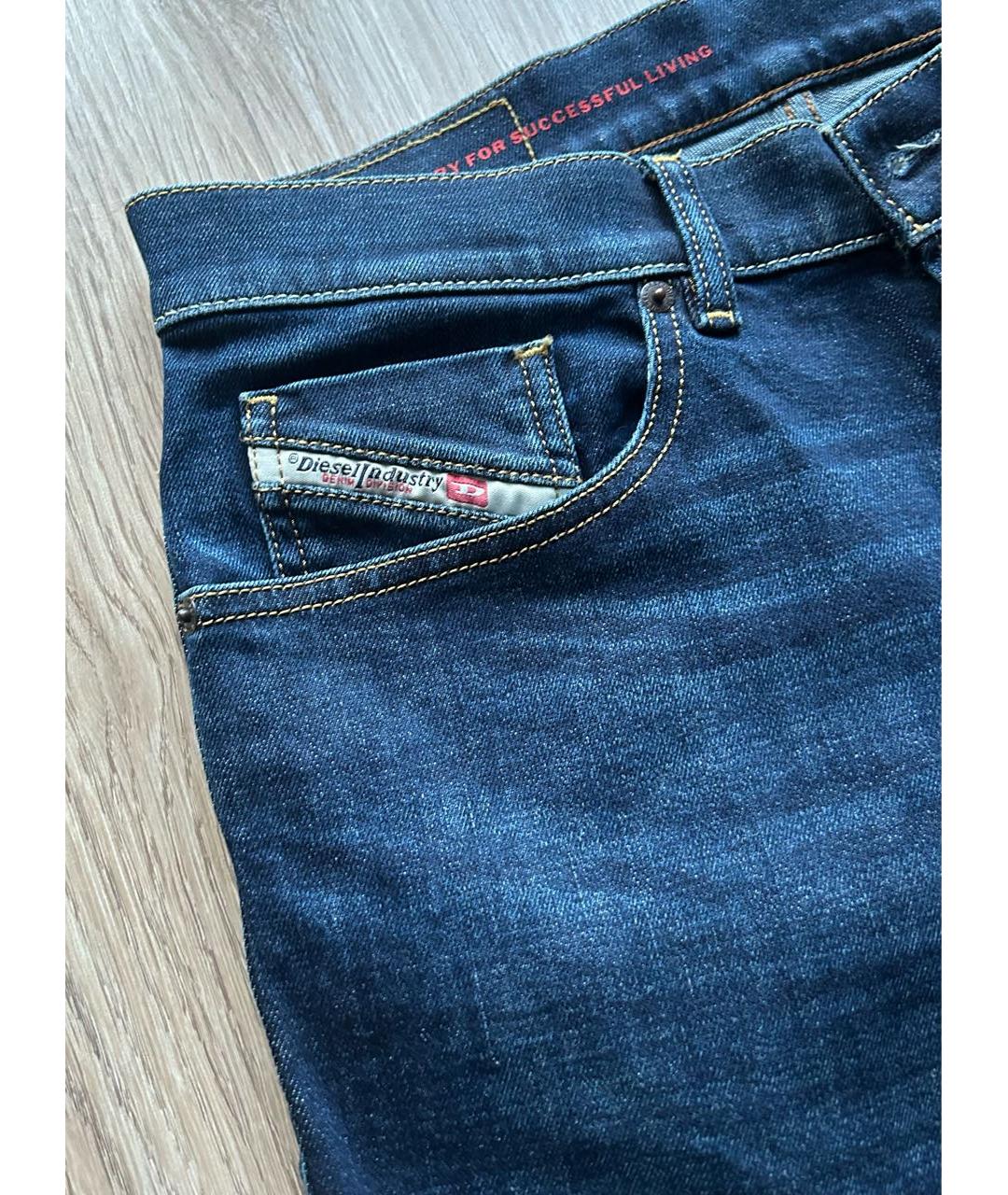 DIESEL Синие прямые джинсы, фото 4