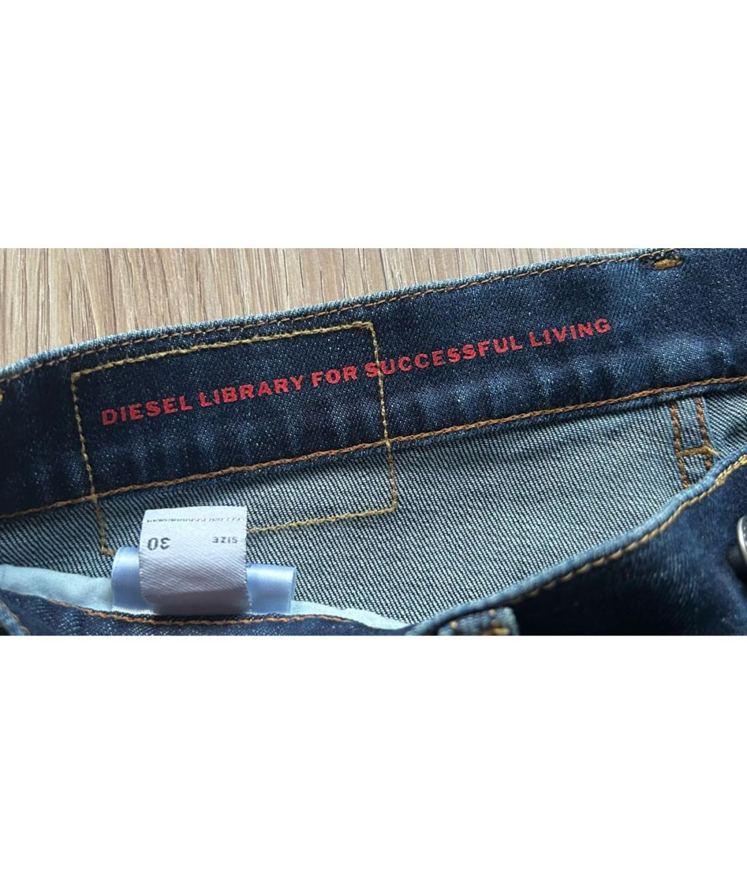 DIESEL Синие прямые джинсы, фото 3