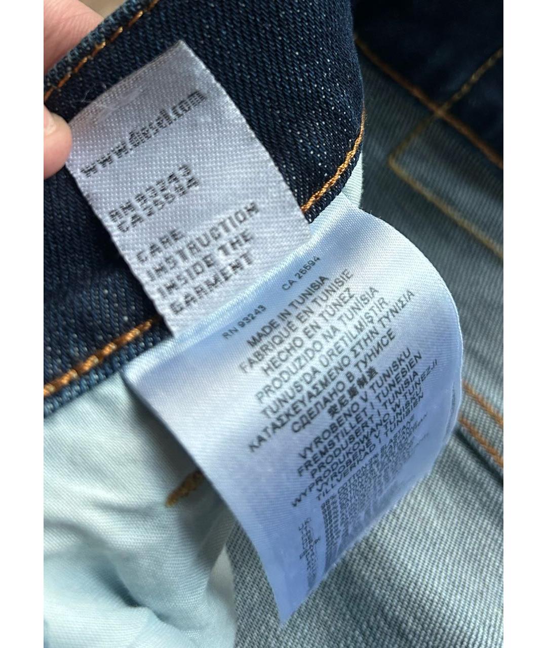 DIESEL Синие прямые джинсы, фото 6