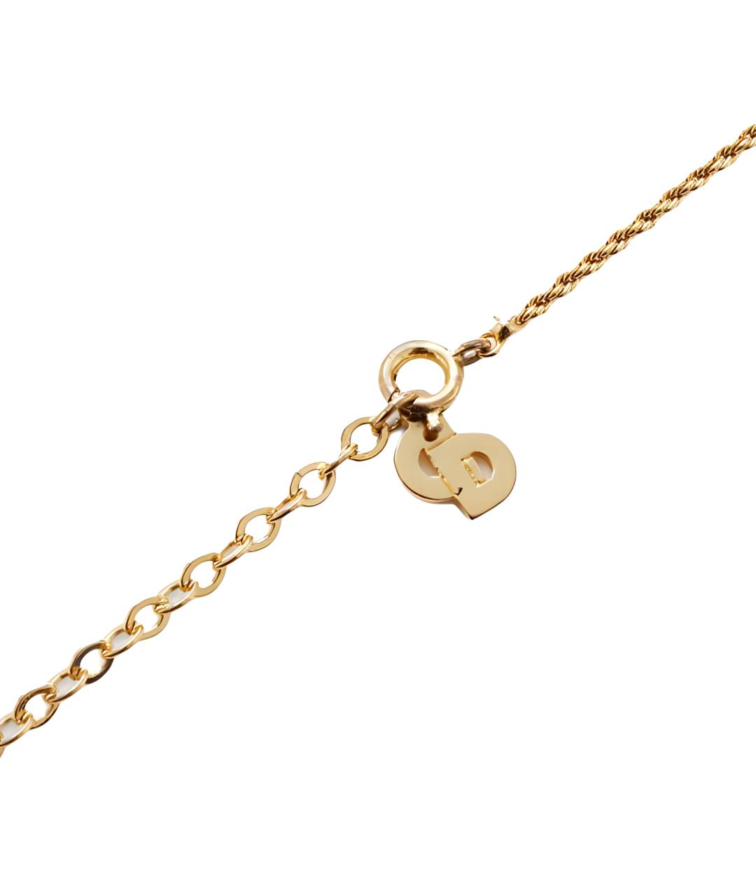 CHRISTIAN DIOR Золотая подвеска, фото 3