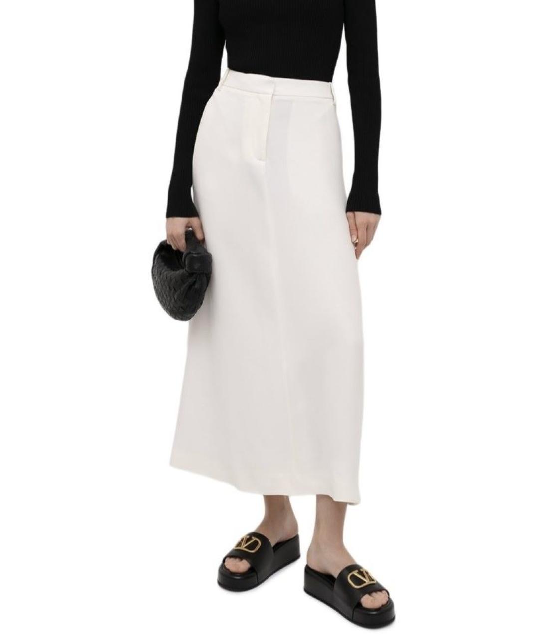 VALENTINO Черные кожаные шлепанцы, фото 8