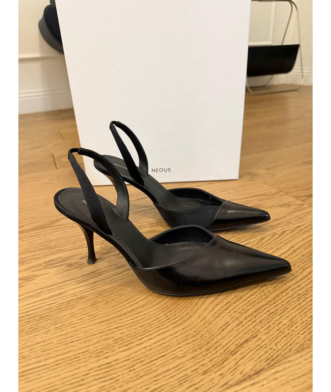 NEOUS Черные кожаные туфли, фото 9
