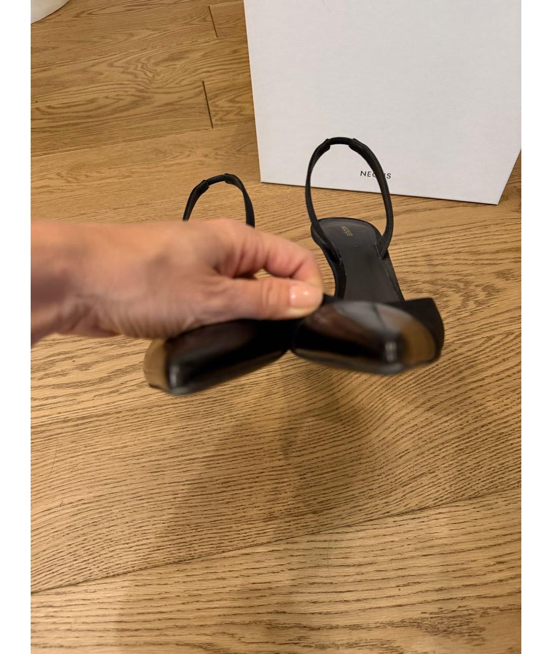 NEOUS Черные кожаные туфли, фото 5